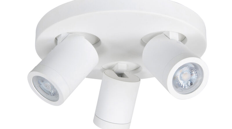 Foto Highlight Spot Oliver 3 lichts rond badkamer IP44 wit
