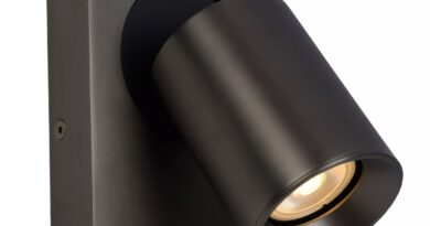 Foto Lucide NIGEL - Wandspot - LED Dimb. - GU10 - 1x5W 3000K - Met USB oplaadpunt - Zwart Staal