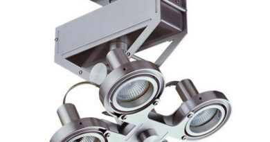 Foto Artdelight Spot Koln 4 lichts H 28 cm aluminium