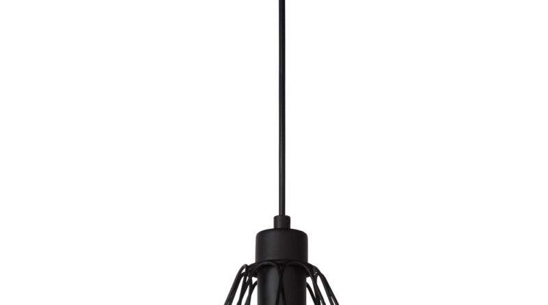 Foto Lucide KYARA - Hanglamp - 20 cm - 1xE27 - Zwart