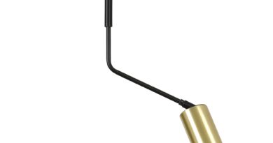 Foto Emibig Spot Verno 1 lichts H 35 cm zwart - goud
