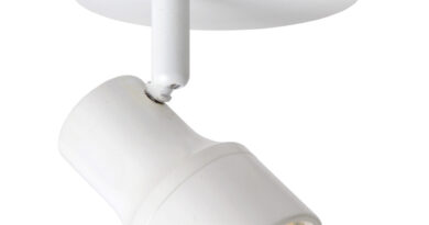 Foto Lucide SIRENE-LED - Plafondspot Badkamer - 10 cm - LED Dimb. - GU10 - 1x5W 3000K - IP44 - Wit