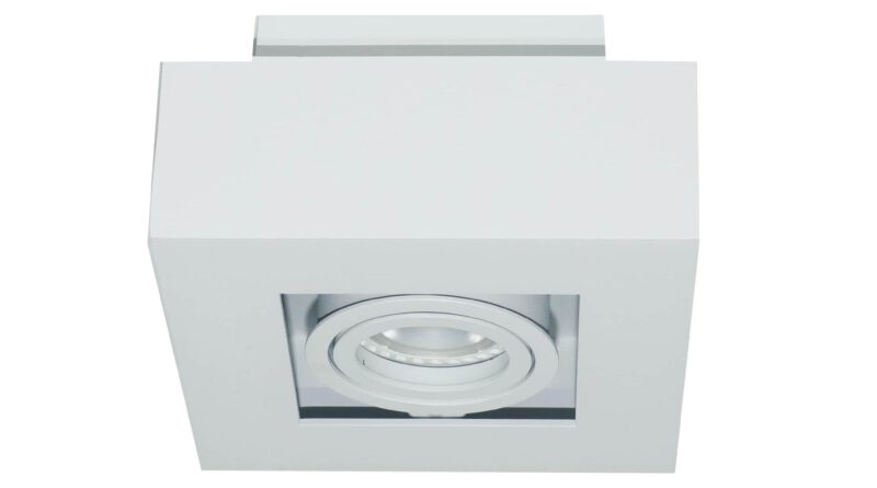 Foto Artdelight Spot Bosco 1 lichts 14 x 14 cm wit