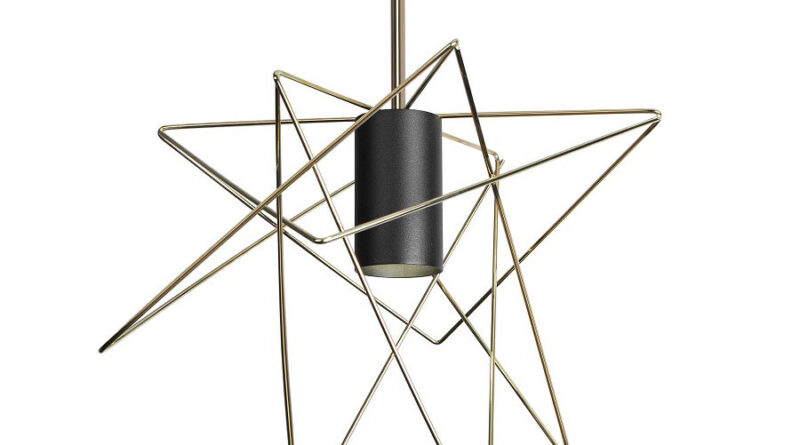 Foto Nowodvorski Hanglamp Gstar 30 cm zwart goud