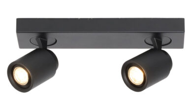 Foto Freelight Spot Razza 2 lichts L 32 cm GU10 zwart