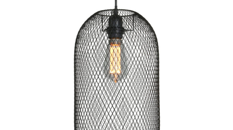 Foto Mexlite Hanglamp mexlite bodine 2706zw zwart