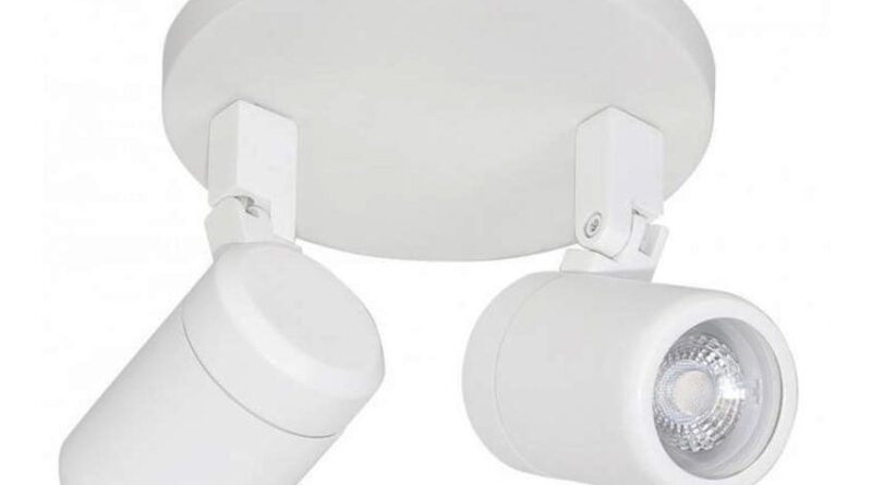 Foto Highlight Spot Rain 2 lichts rond IP44 wit