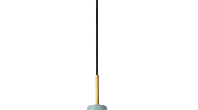 Foto Lucide SELIN - Hanglamp - 35 cm - 1xGU10 - Turkoois