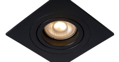 Foto Lucide TUBE - Inbouwspot - 1xGU10 - Zwart