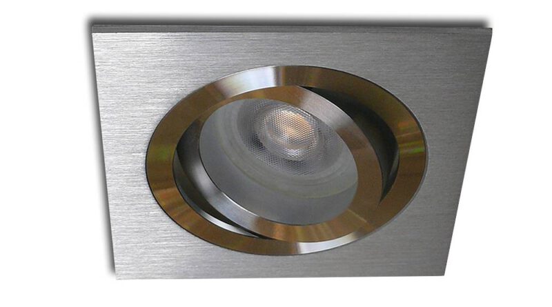 Foto Kelpa Inbouwspot Brescia vierkant aluminium