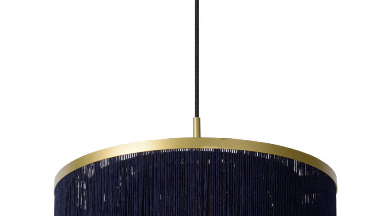 Foto Lucide EXTRAVAGANZA FRILLS - Hanglamp - 40 cm - 1xE27 - Mat Goud / Messing