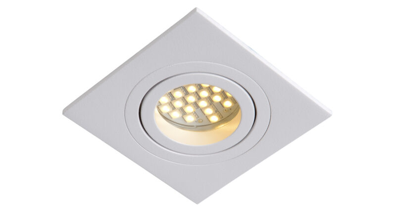 Foto Lucide TUBE - Inbouwspot - 1xGU10 - Wit