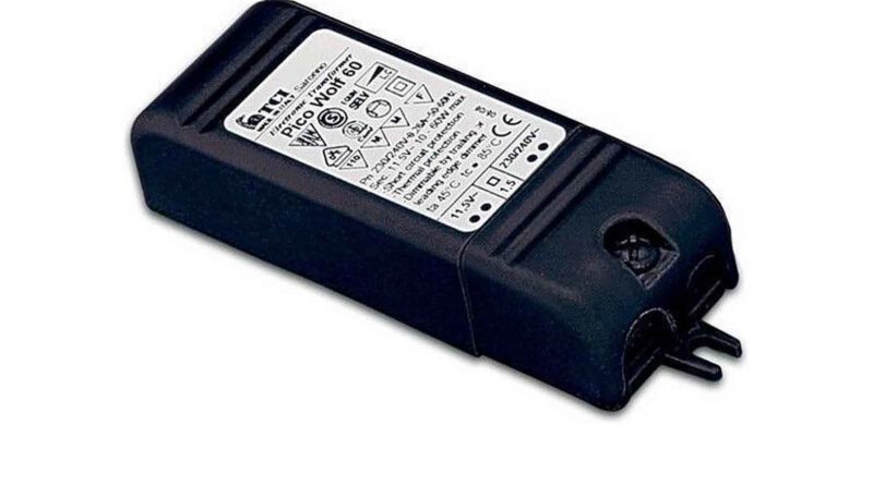 Foto Ylumen Transformator Pico 10-60 Watt 12 volt zwart