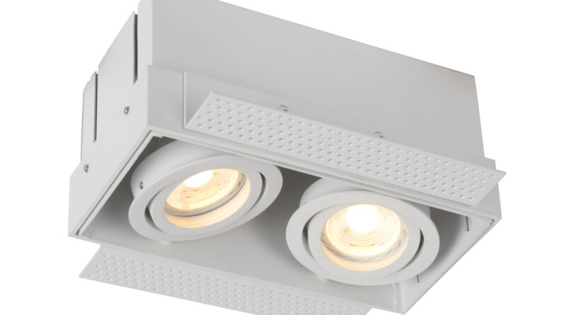 Foto Lucide TRIMLESS - Inbouwspot - 2xGU10 - Wit