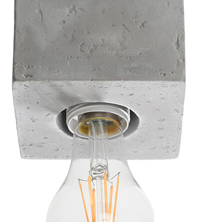 Foto Sollux Plafondlamp Ariz beton