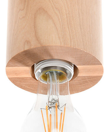 Foto Sollux Plafondlamp Salgado hout
