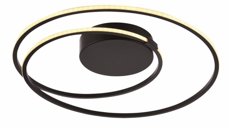 Foto Freelight Plafondlamp Ophelia zwart rond