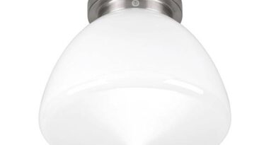 Foto Highlight Plafondlamp Deco Glasgow 24 cm wit