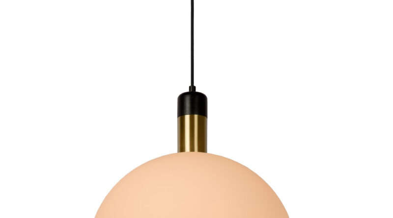 Foto Lucide JULIUS - Hanglamp - 40 cm - 1xE27 - Opaal