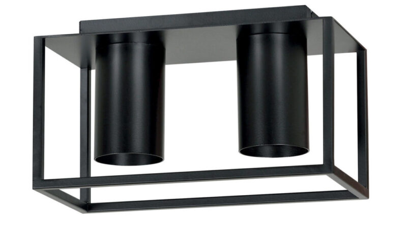 Foto Emibig Plafondlamp Tiper 2 lichts zwart