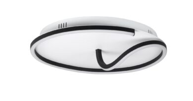 Foto Highlight Plafondlamp Snake 40 cm 22 Watt wit