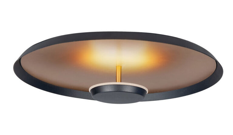 Foto Highlight Plafondlamp Oro 45 cm mat goud-zwart