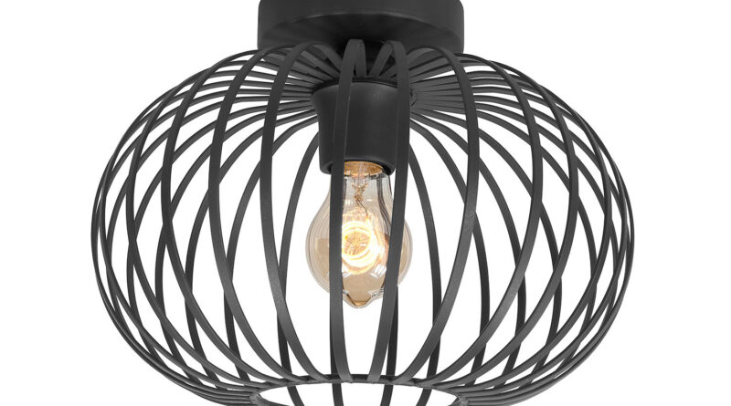 Foto Highlight Plafondlamp Bolato 30 cm zwart