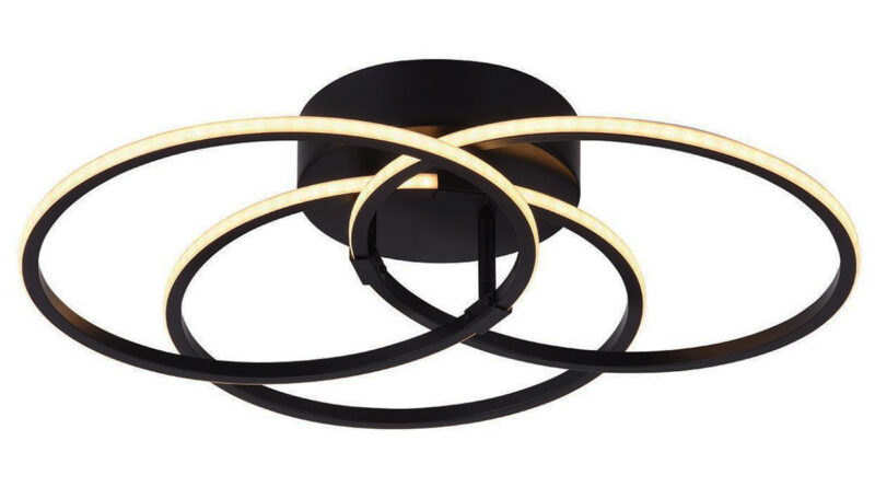 Foto Freelight Plafondlamp Quasare 45 cm zwart