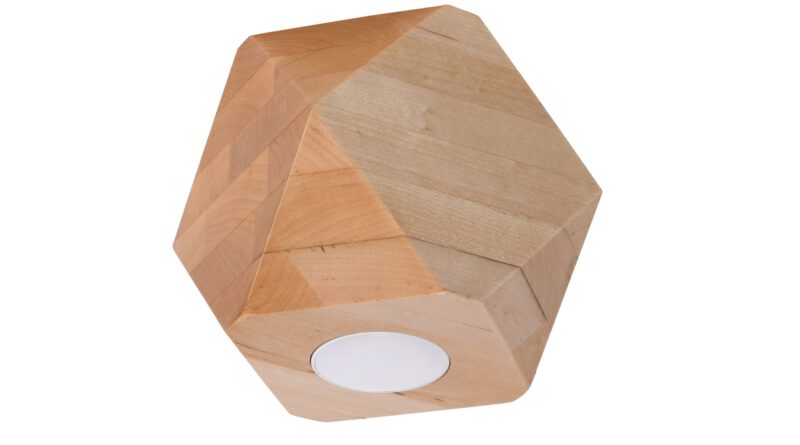 Foto Sollux Plafondlamp Woody hout