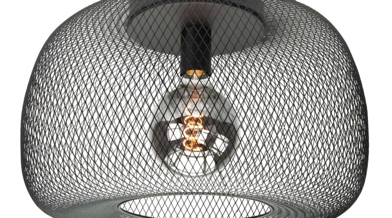 Foto Highlight Plafondlamp Honey 48 cm zwart