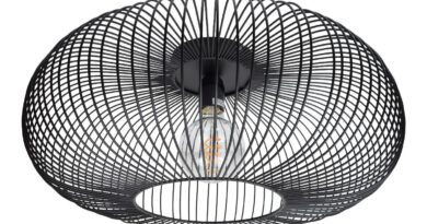 Foto Urban Interiors Plafondlamp Meya 50 cm zwart