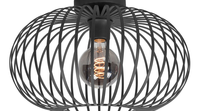 Foto Highlight Plafondlamp Bolato 38 cm zwart