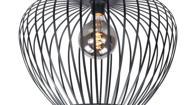 Foto Highlight Plafondlamp Mela 40 cm zwart