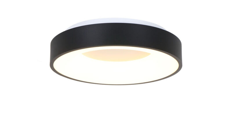 Foto Steinhauer Plafondlamp Ringlede 30 cm 3086 zwart
