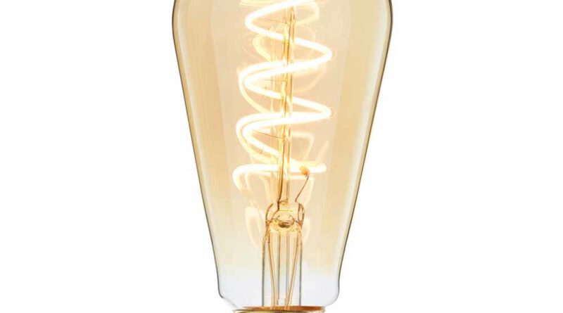 Foto Highlight Lamp LED ST64 9W 650LM 2200K Dimbaar Amber