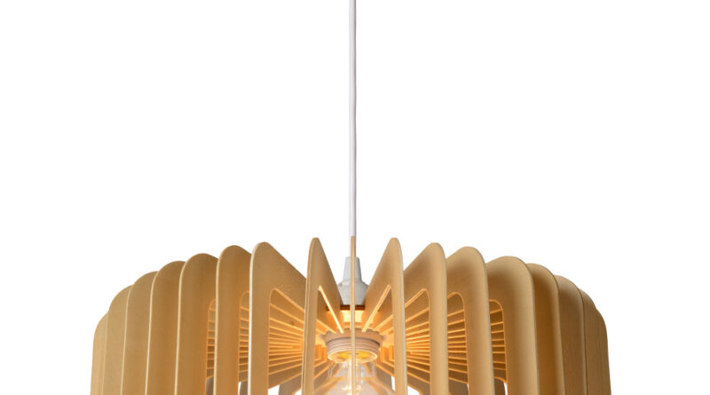 Foto Lucide ETTA - Hanglamp - 39 cm - 1xE27 - Naturel