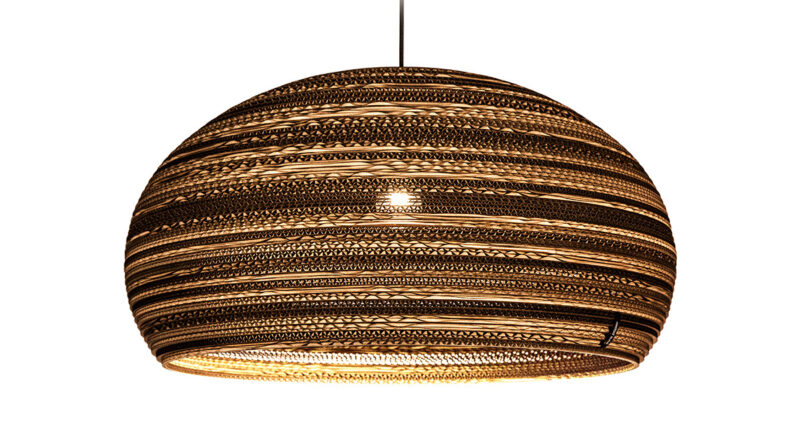 Foto Think Paper Hanglamp Dandy 640 64 cm bruin