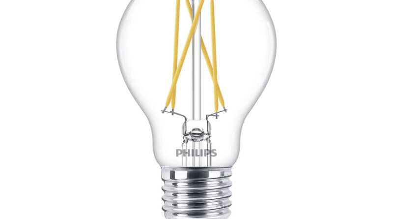 Foto Philips LED E27 lamp 60-9 Watt Philips warmglow filament DIM