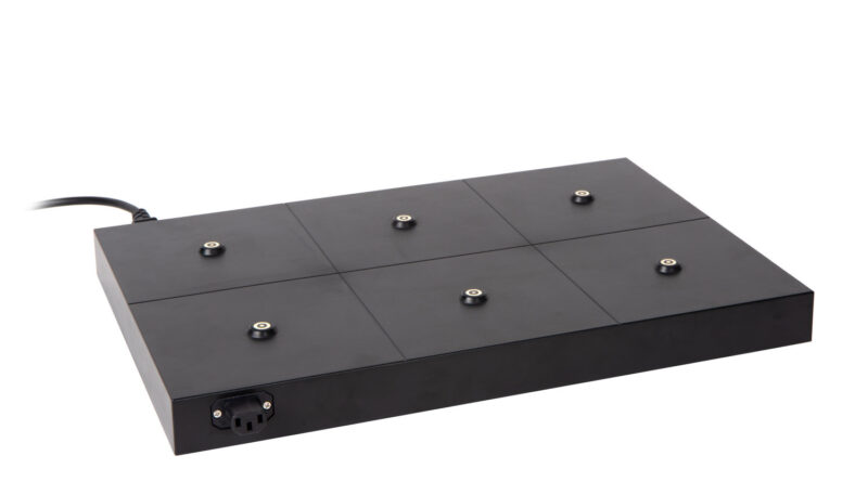 Foto Lucide THE DOCK - Draadloze oplader / oplaadstation / Wireless charger - Max. 6 lampen - Zwart