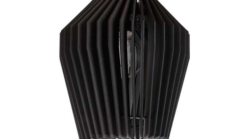 Foto Blij Design Hanglamp Corner 32 cm zwart
