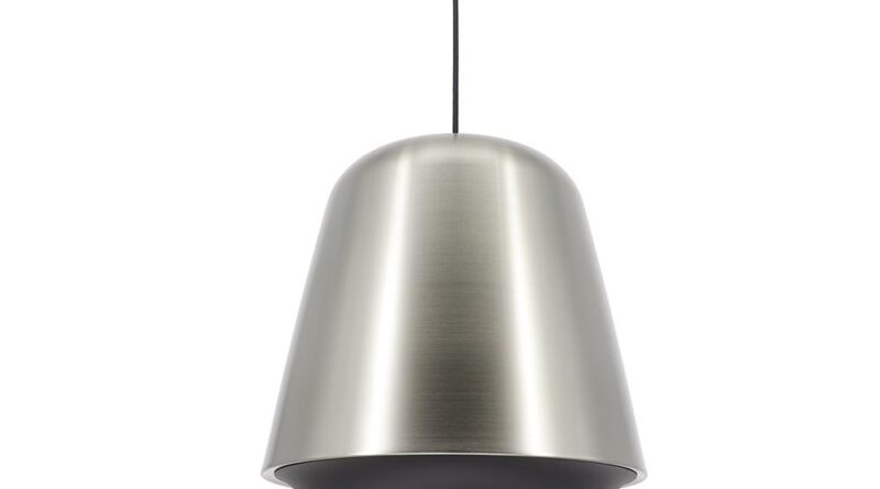 Foto Artdelight Hanglamp Santiago 35 cm mat chroom-zwart