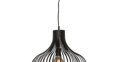 Foto Freelight Hanglamp Aglio 48 cm zwart