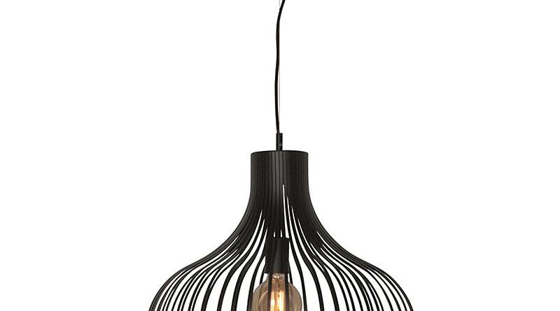 Foto Freelight Hanglamp Aglio 48 cm zwart