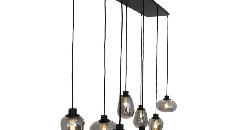 Foto Steinhauer Hanglamp reflexion L 145 cm B 25 cm 2680 zwart