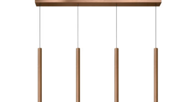 Foto Lucide LORENZ - Hanglamp - LED Dimb. - 4x4W 3000K - Roest bruin
