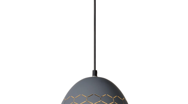 Foto Lucide GALLA - Hanglamp - 25 cm - 1xE27 - Grijs
