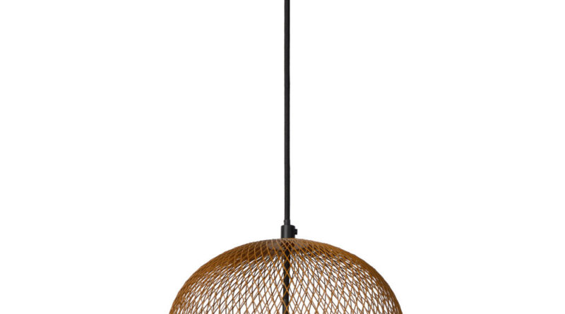 Foto Lucide JERREL - Hanglamp - 25 cm - 1xE27 - Bruin