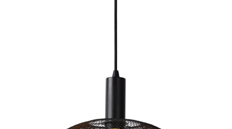 Foto Lucide MESH - Hanglamp - 45 cm - 1xE27 - Zwart