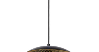 Foto Lucide LUCAS - Hanglamp - 40 cm - 1xE27 - Mat Goud / Messing