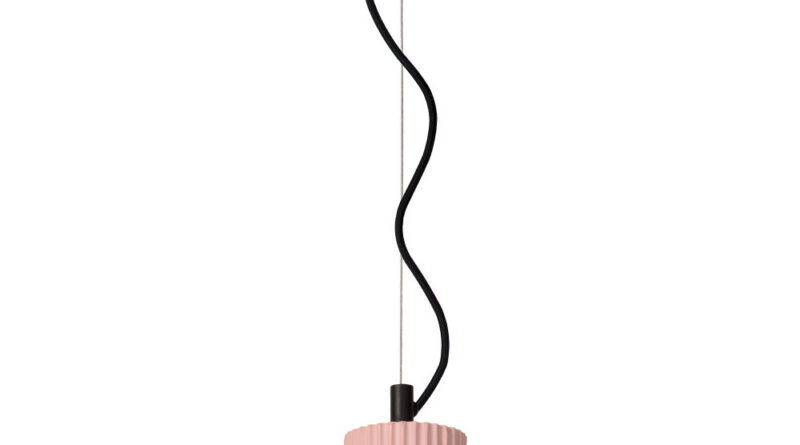 Foto Lucide OPHELIA - Hanglamp - 35 cm - 1xE27 - Roze